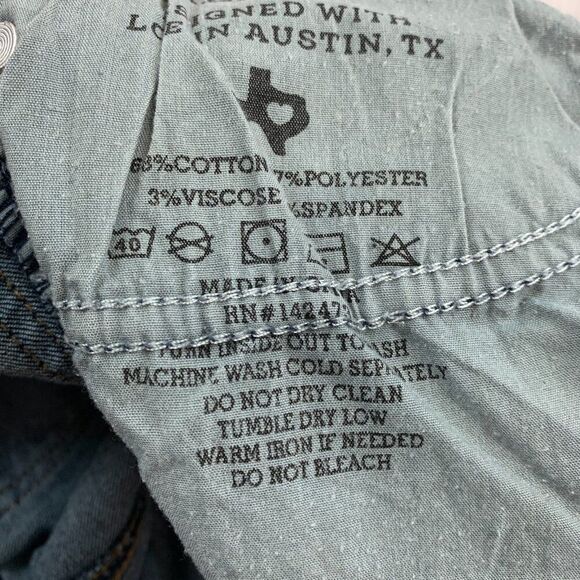 Grace in LA Jeans sz 12 Dark Wash Inseam 29" Stretch Lightweight - Picture 12 of 13